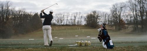 Golf team practice