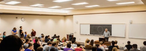 full lecture hall