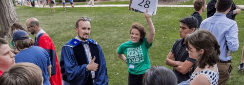 Lindley at convocation