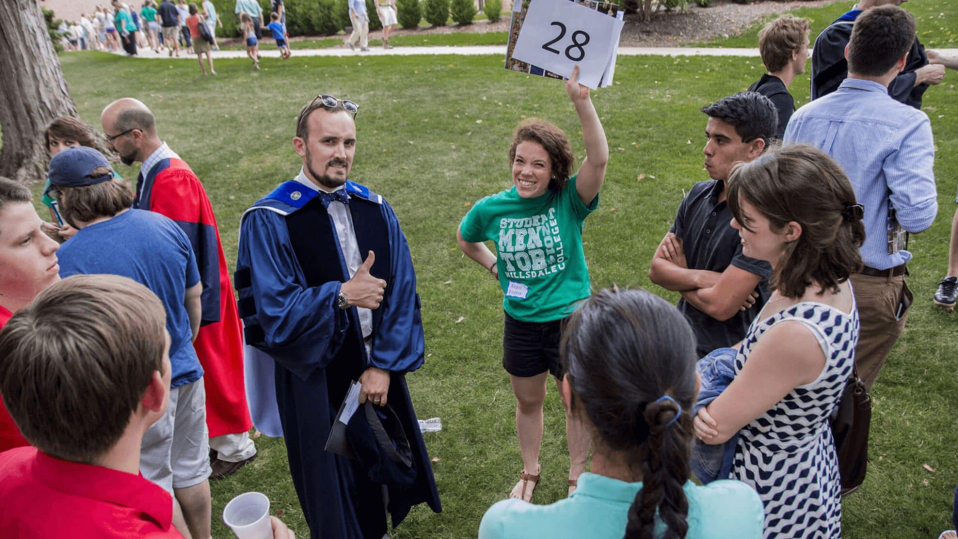 Lindley at convocation