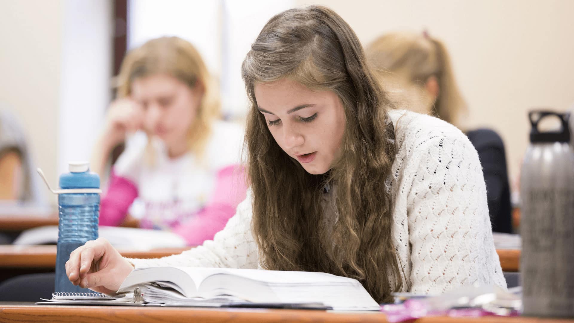 Students in class
