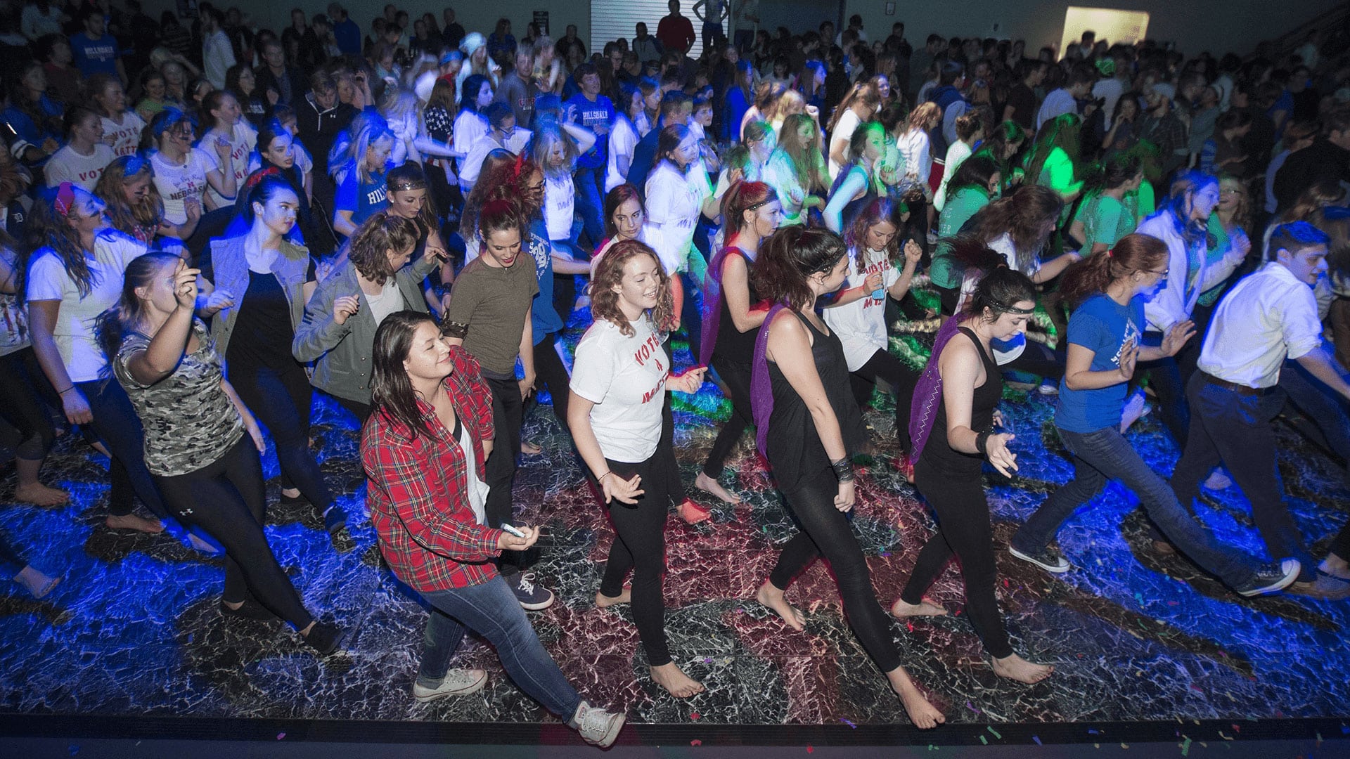 Students at Mock Rock