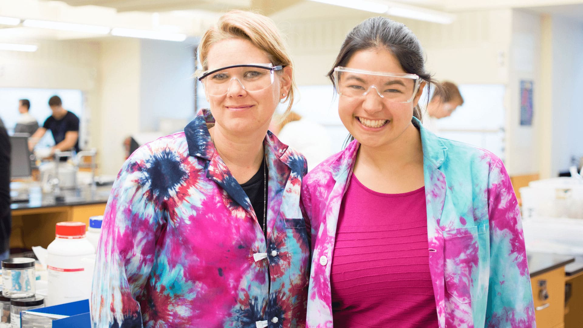 Dr. Meyet and student
