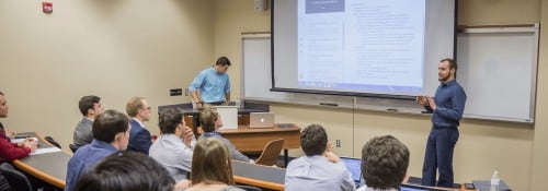 Students in class