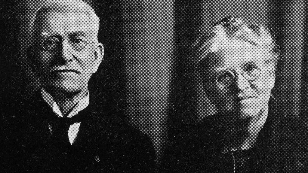 Dr. Bertram A. Barber and his wife.