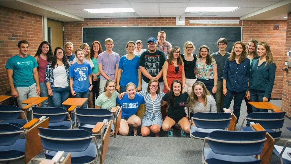 Biology Honorary group photo.
