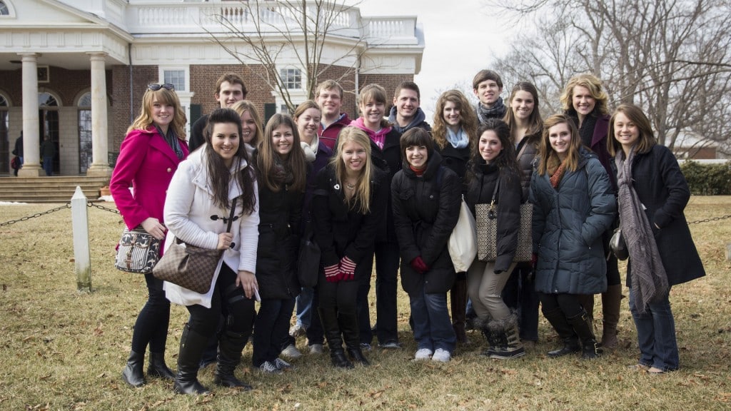 WHIP students at Monticello.