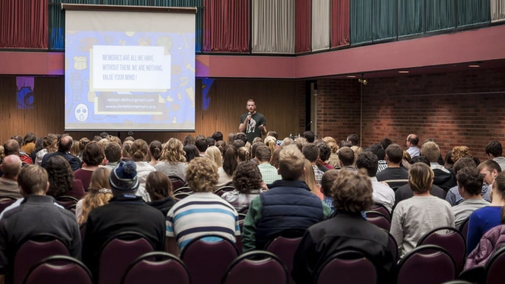 A psychology lecture on memory.