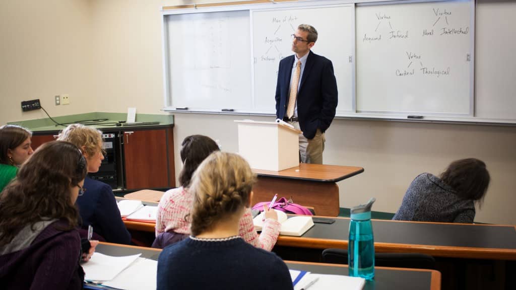 Dr. Lehman teaching