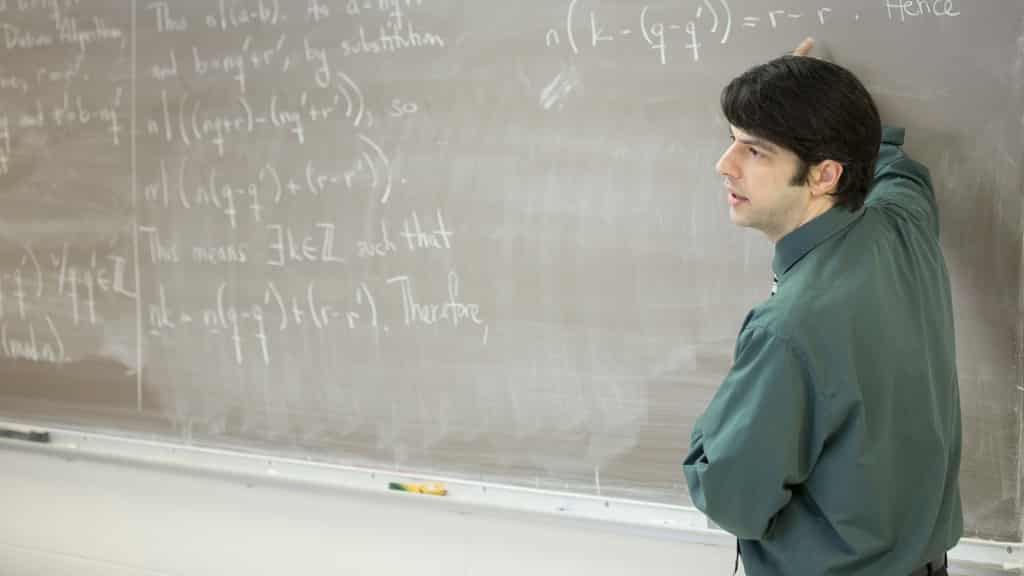 Dr. Murphy at Chalkboard