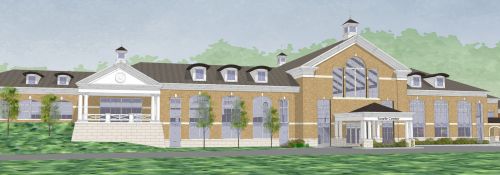 Visual render of the Searle Center.
