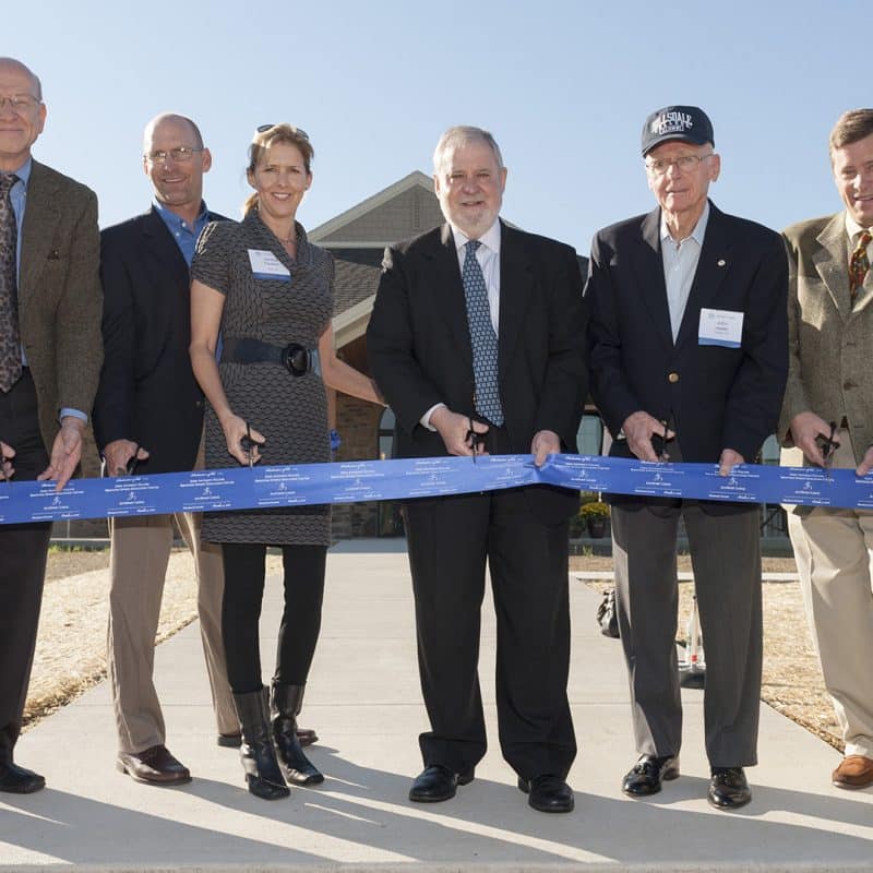 Shooting Sports Center ribbon cutting.