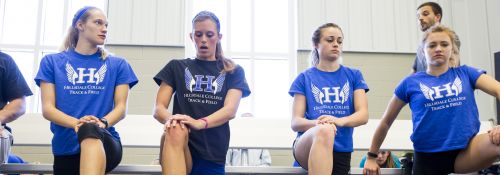 Hillsdale College Women's Track Team Practice Warm-up