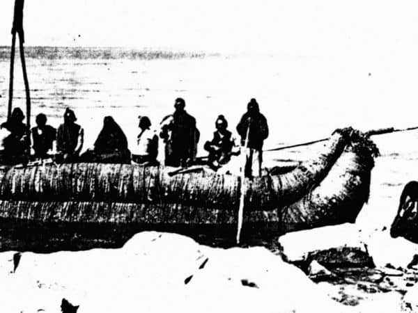 Balsa ferry on Shore of Lake Titicaca