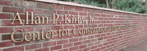 Hillsdale College Kirby Center Sign