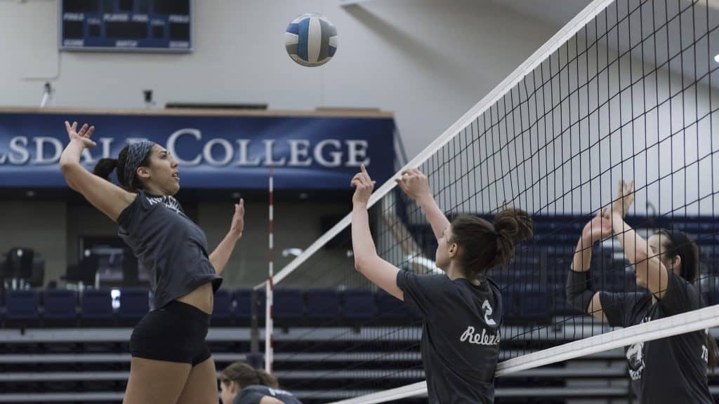 Kyra Rodi Volleyball Practice