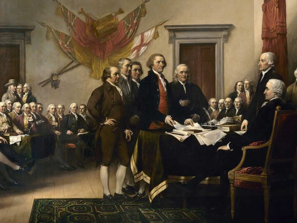 Painting of the Signing of the Declaration
