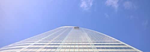 skyscraper looking up