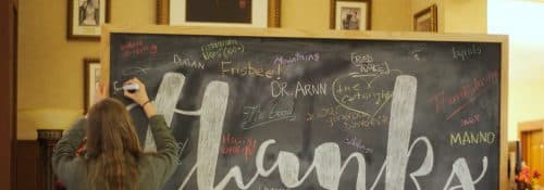 Day of Thanks in the Student Union