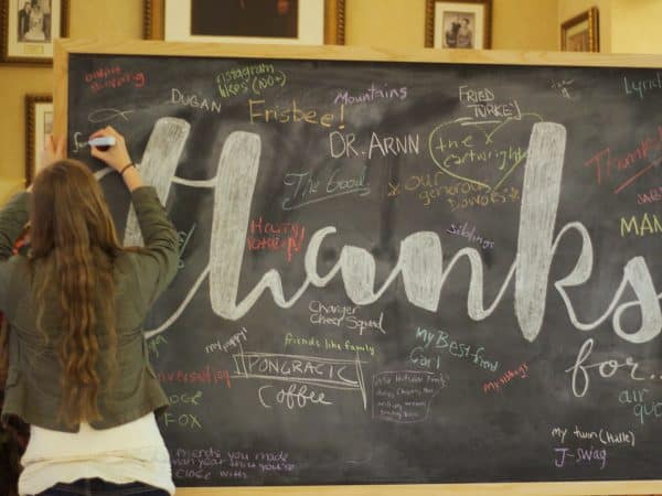 Day of Thanks in the Student Union