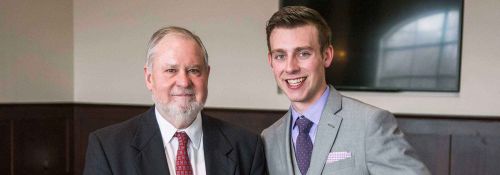 Jonathan Church with Dr. Arnn
