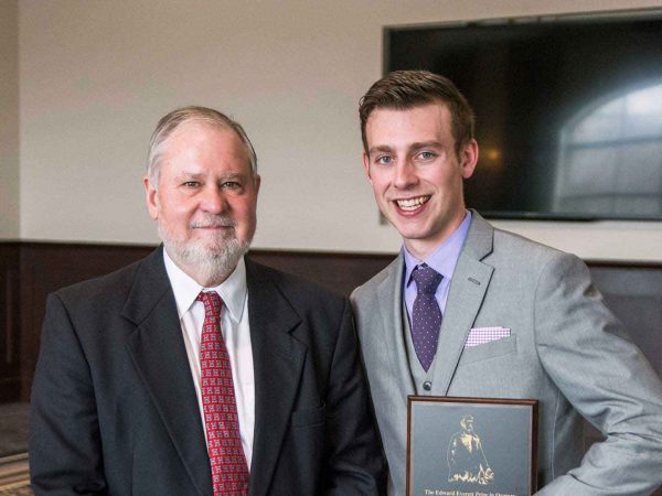 Jonathan Church with Dr. Arnn