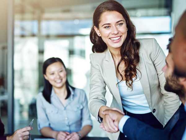 Young Professional Handshake