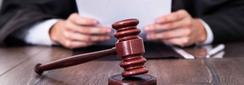 Judge and gavel
