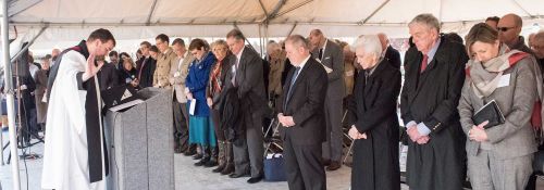 Christ Chapel Cornerstone Blessing