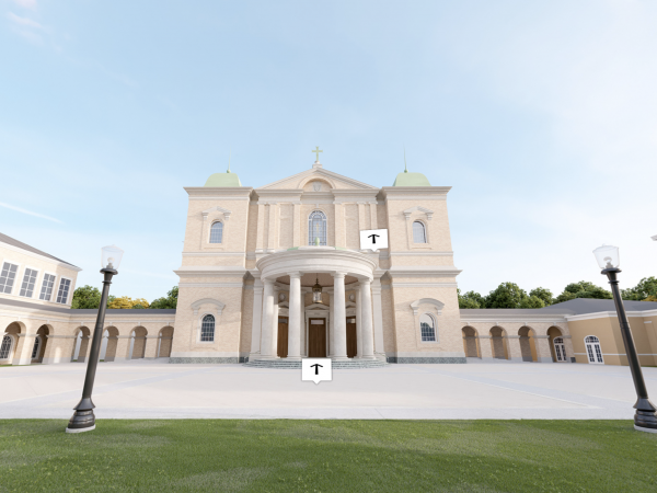 Mockup of the upcoming Christ Chapel.