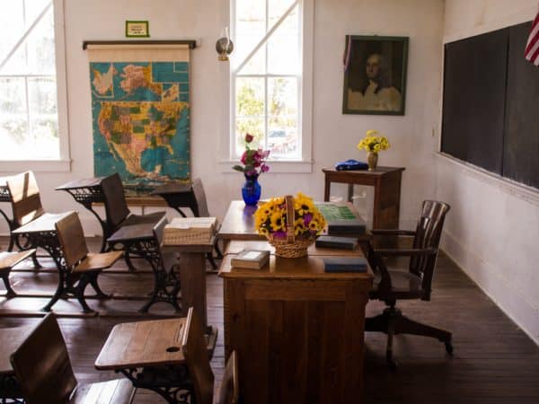 Schoolroom interior