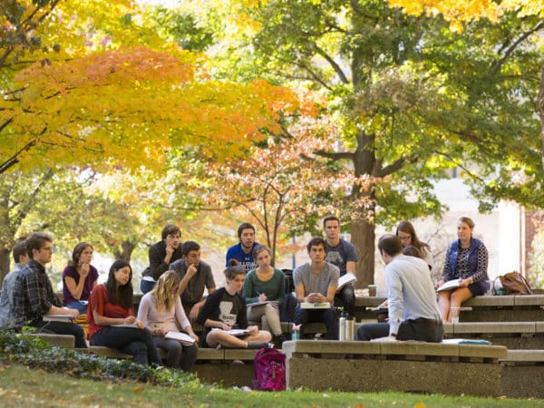 Hillsdale College admissions video behind the scenes, portraits and campus life on October 21, 2015.