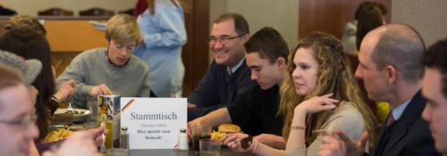 Stammtisch German table in dining room