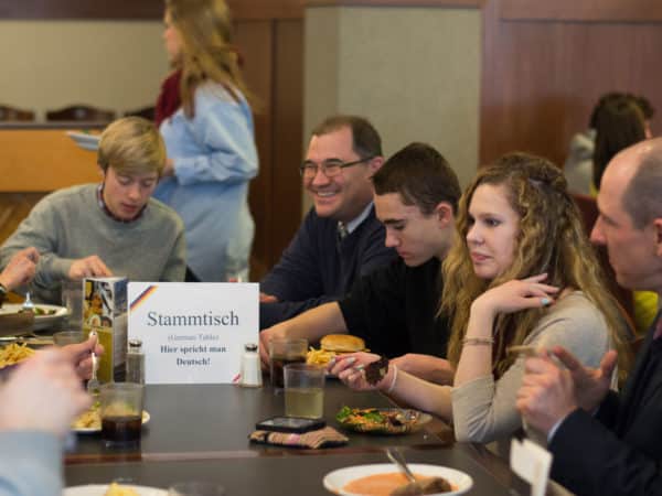 Stammtisch German table in dining room