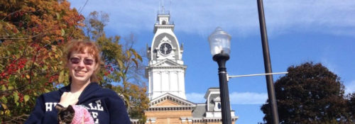Ilsa Epling on campus