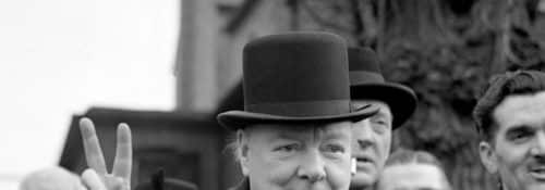 Winston Churchill Giving 