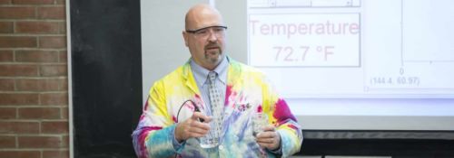 Chris VanOrman teaching a class.