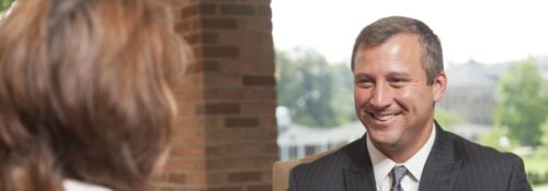 John C. Lauria, '95, president of Alumni Board