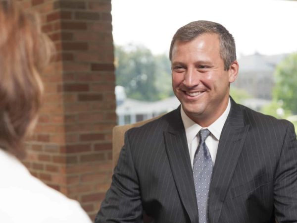 John C. Lauria, '95, president of Alumni Board