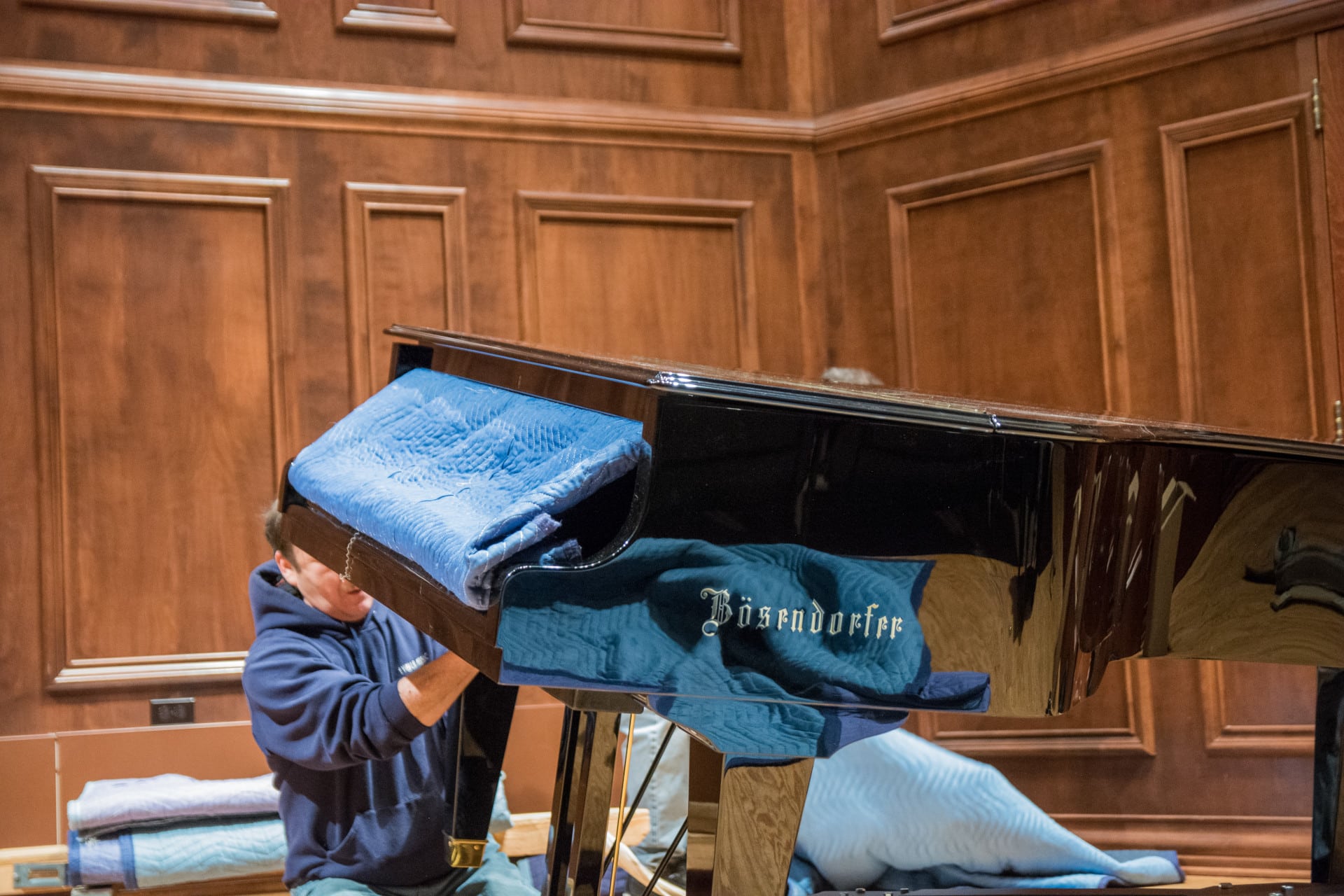 New Bosendorfer piano.