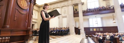 Hillsdale College dedication of Christ's Chapel on October 3, 2019.