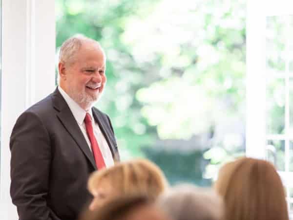 Larry Arnn at Broadlawn lunch