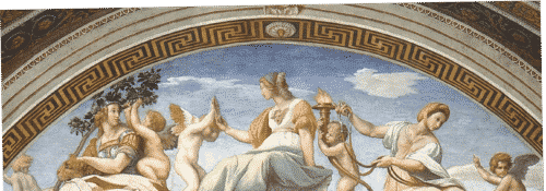 Raphael's Cardinal Virtues Wall