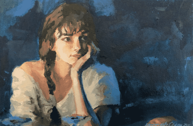 Painting of woman