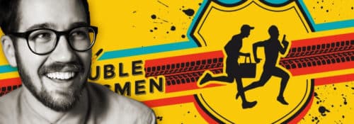 Movie poster for Double Bondsmen with film director Chandler Ryd