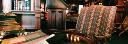study materials on wood table