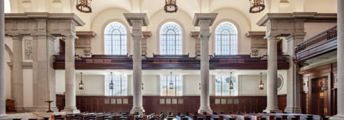 A view of the chapel's interior