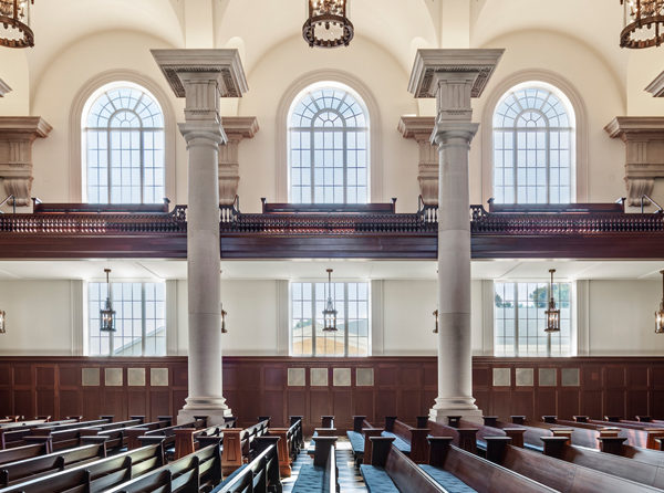 A view of the chapel's interior