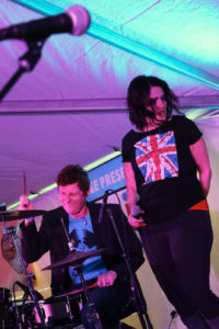 Band on stage