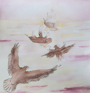 Illustration of birds